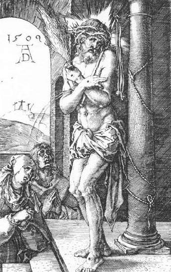 Albrecht Durer Man of Sorrows by the Column china oil painting image